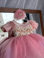 Pink Handwork Girl Dress