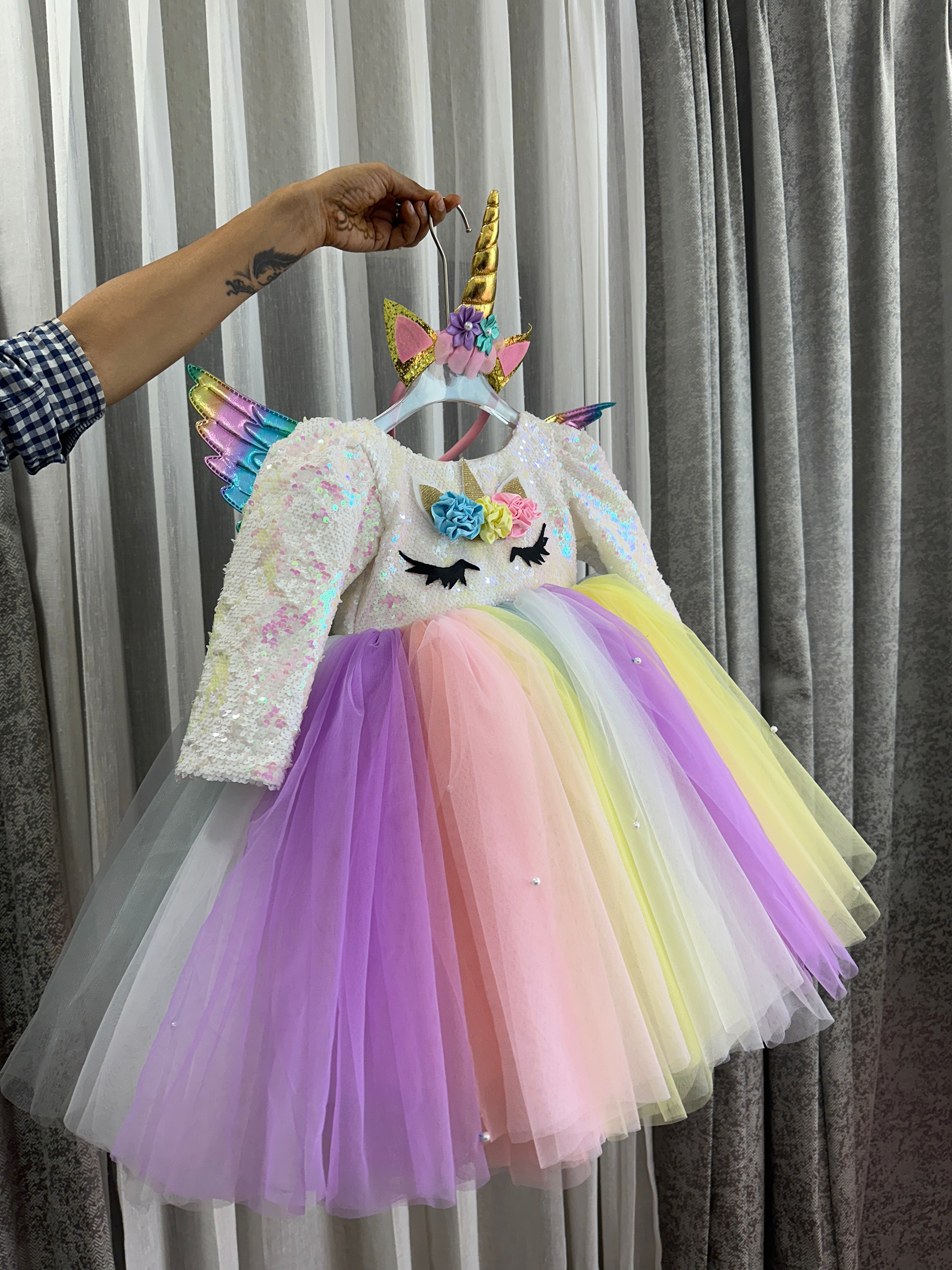 Unicorn Baby Girl Dress