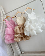 Elegance Sequences Oraganza Baby Dress