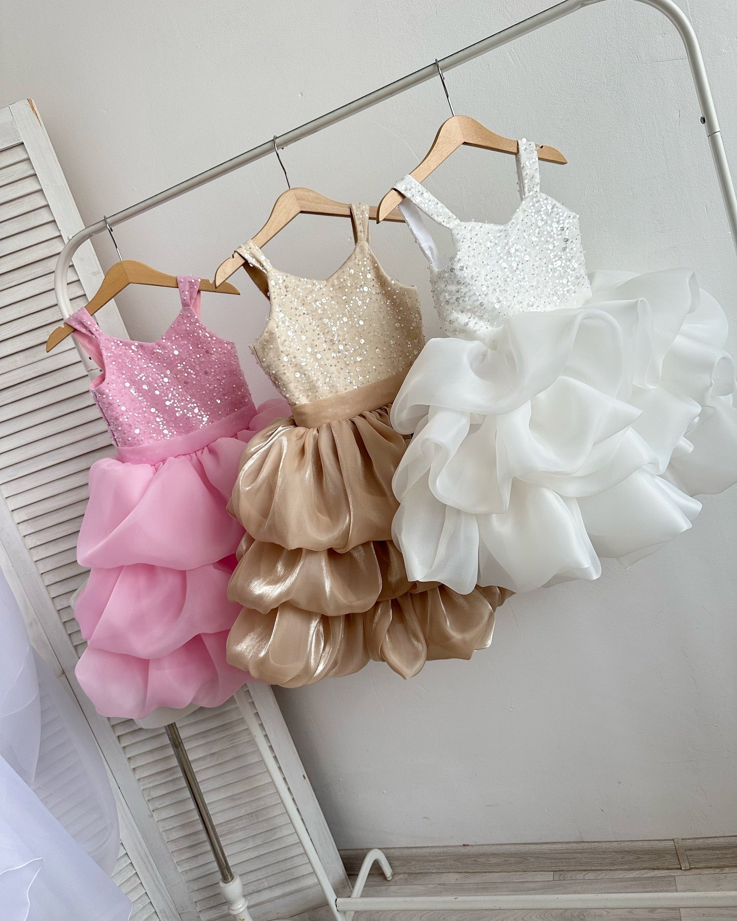 Elegance Sequences Oraganza Baby Dress