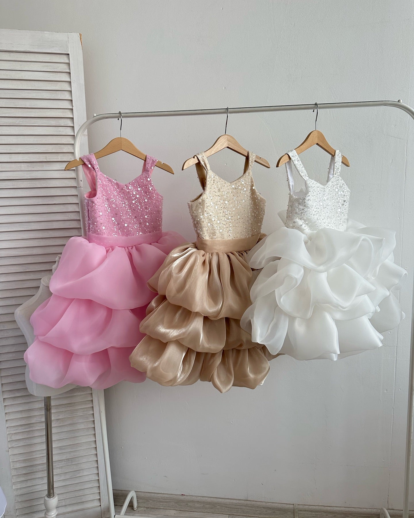 Elegance Sequences Oraganza Baby Dress