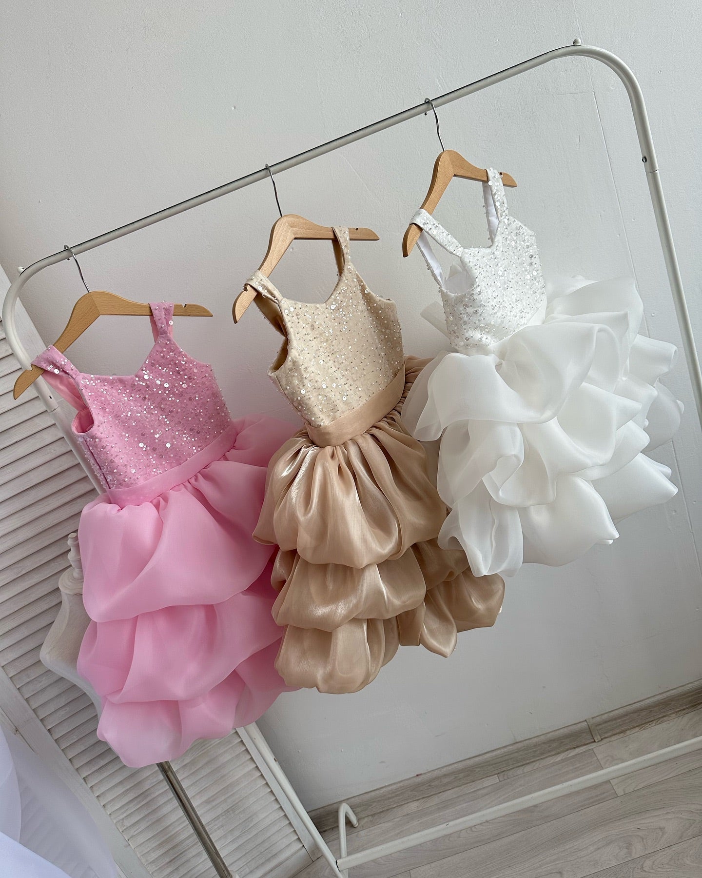 Elegance Sequences Oraganza Baby Dress