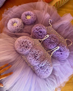 Adorable Lavender Colour Baby Dress